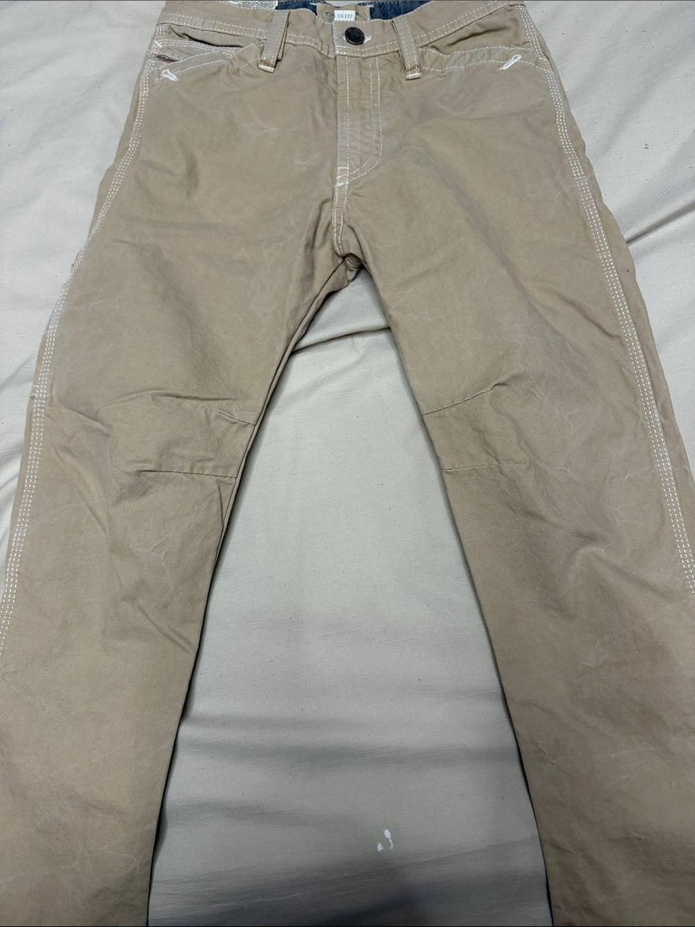 Diesel Kids Tan Chino-Style Pants size 8